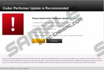 Codec Performer Update is Recommended